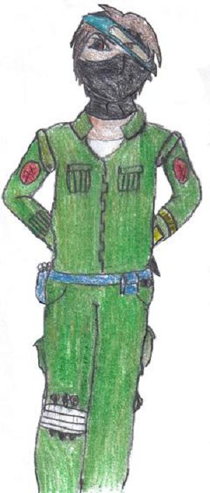 Ekyt in a a Jonin uniform by alchemest1
