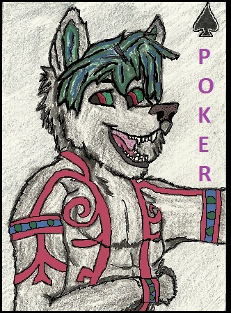 Poker Wolf by alchemest1