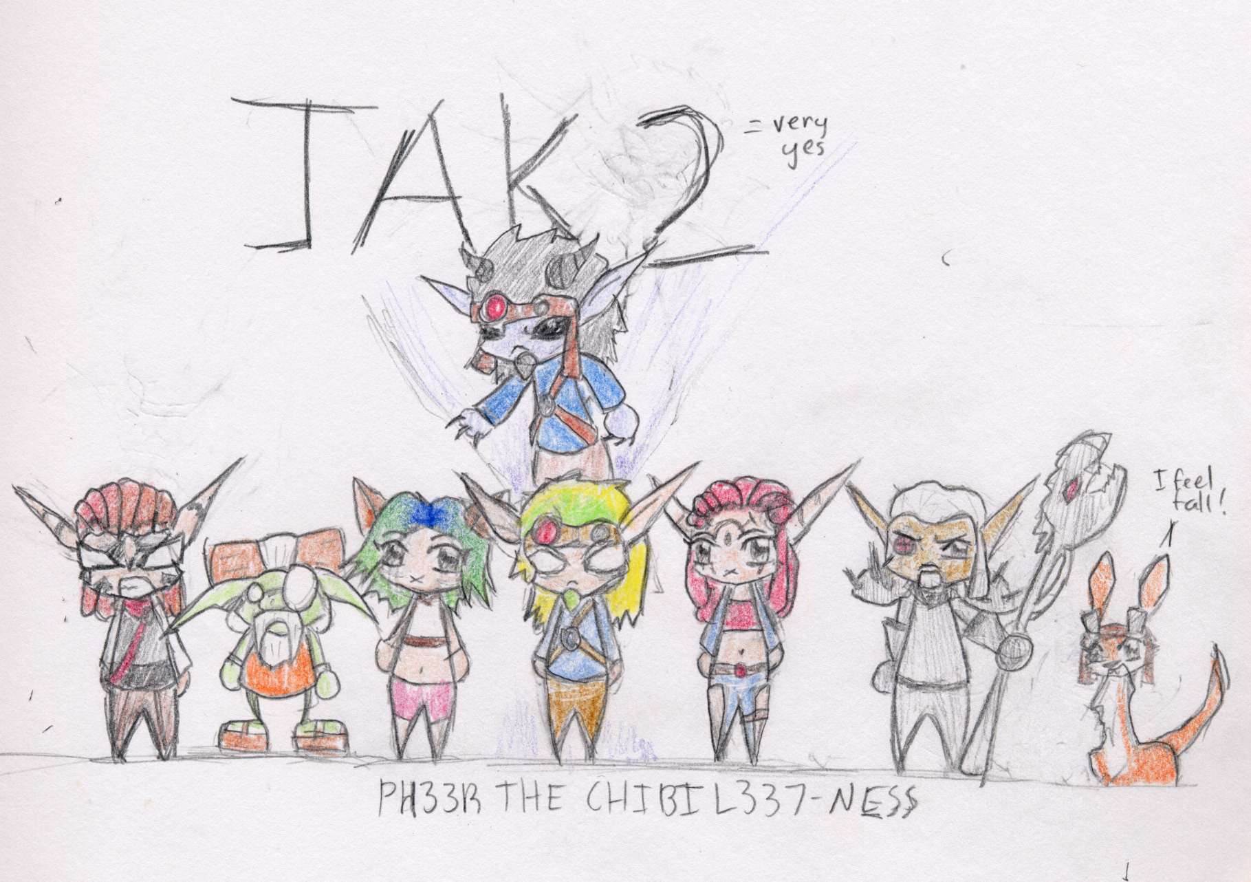 Chibi Cast *equals* Very Yes by alchemist151