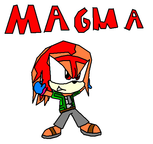 Magma the Echidna (gift for magma) by ali32