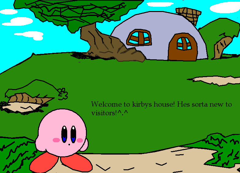 Welcome to Kirbys house hes new to visitors!^.^ by ali32