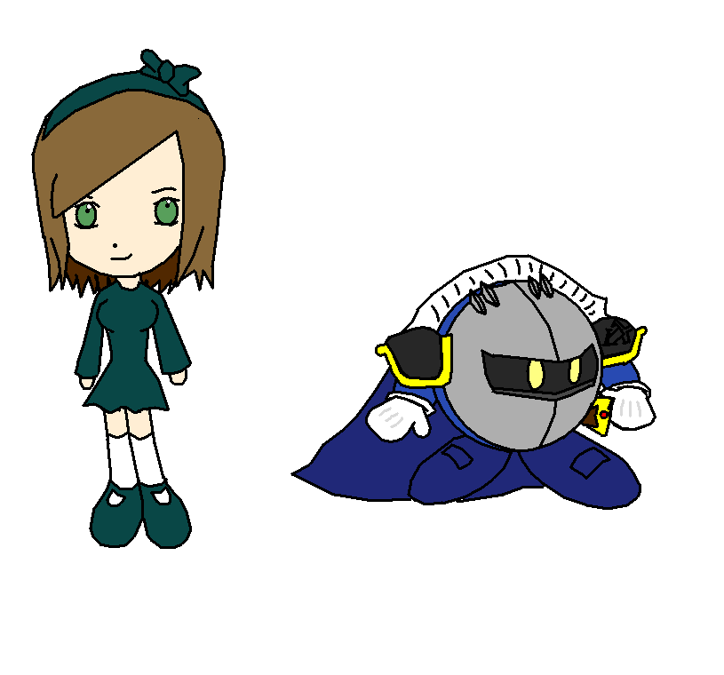 Meta-Knight and Julie*Request for Haunted-Flower by ali32