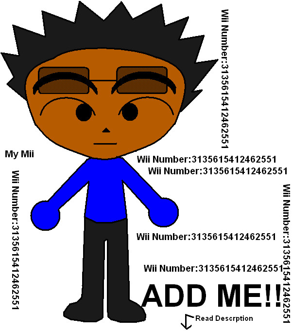 Add My Wii Number NOW!!! by ali32