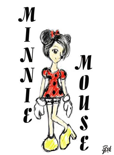 Anime Minnie by aliasangel