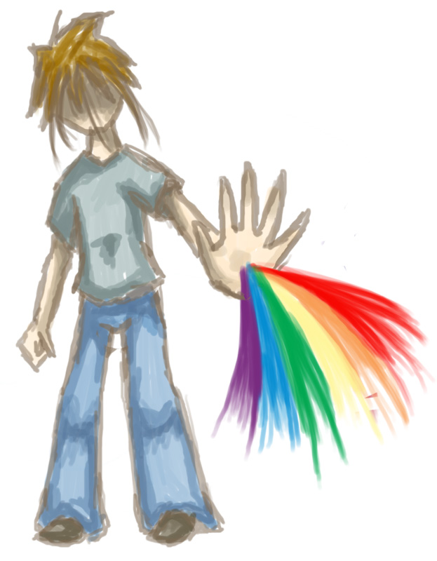 the rainbow maker (another rubbish doodle) by alichino