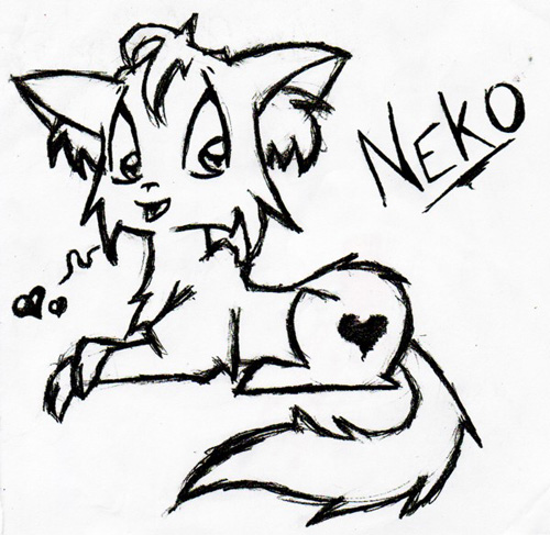 Neko loves you by alichino