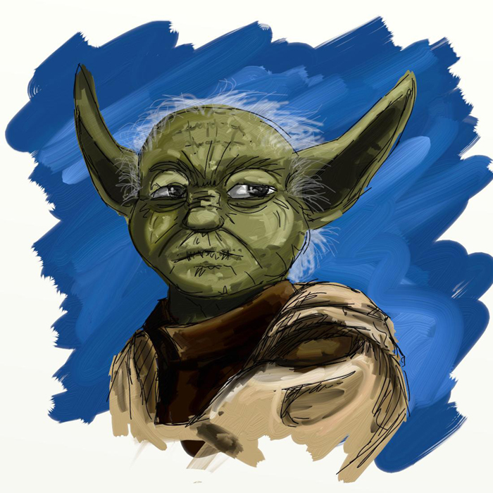 Yoda by alichino