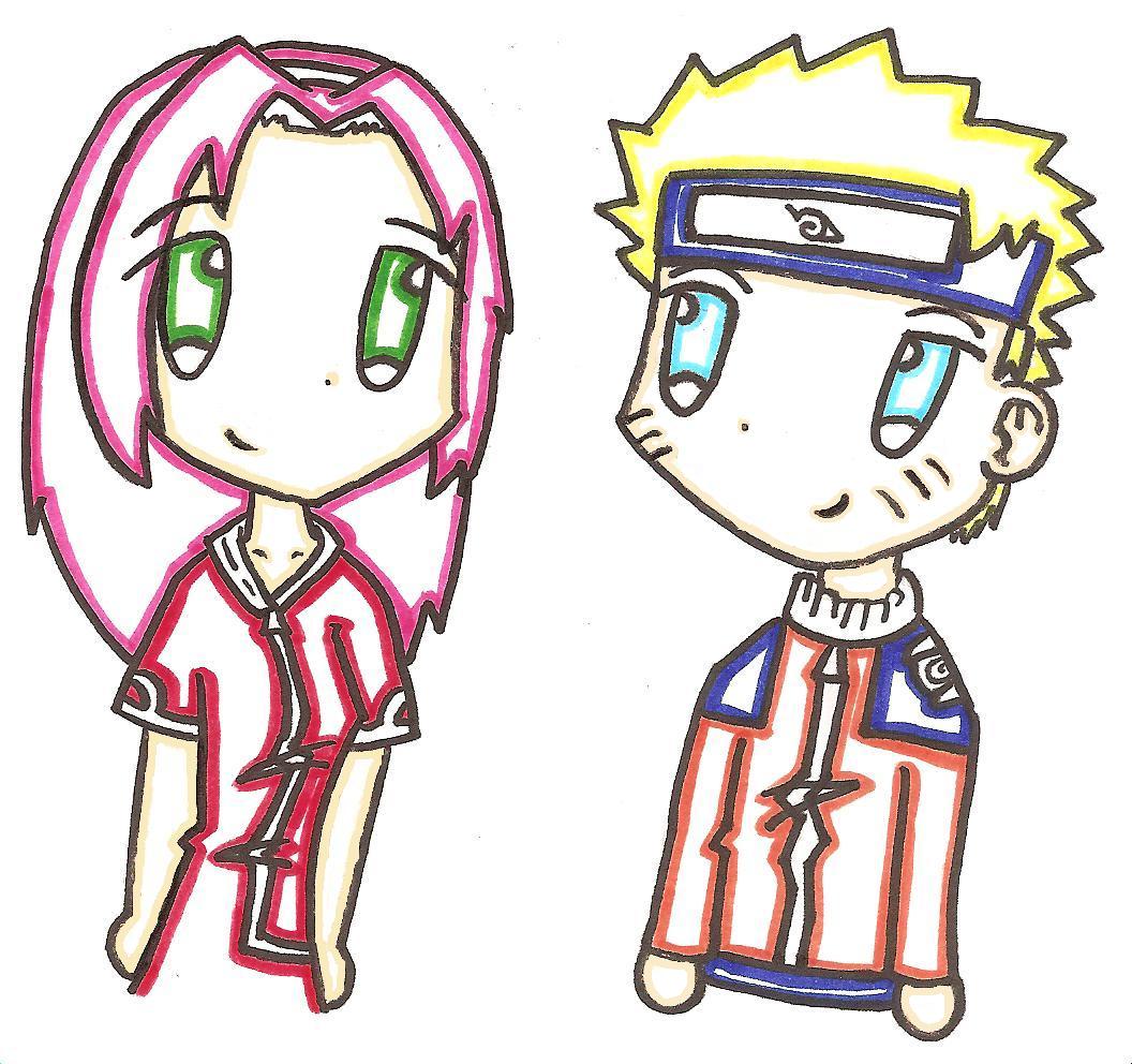 Naruto &amp; Sakura by alithomo2317