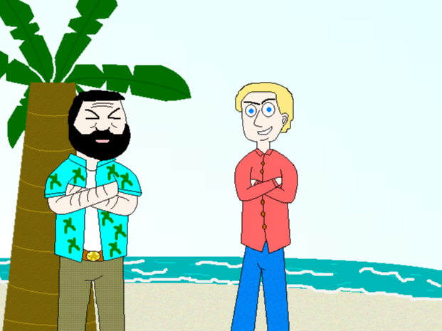 Cartoon Bud and Terrence by alitta2