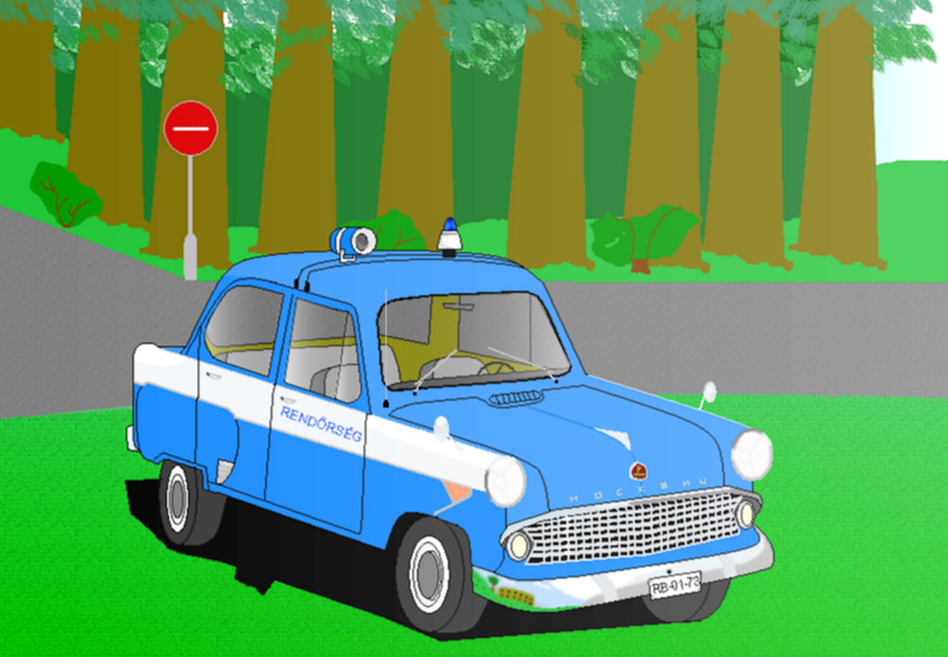 Moskvitch 407B police car by alitta2