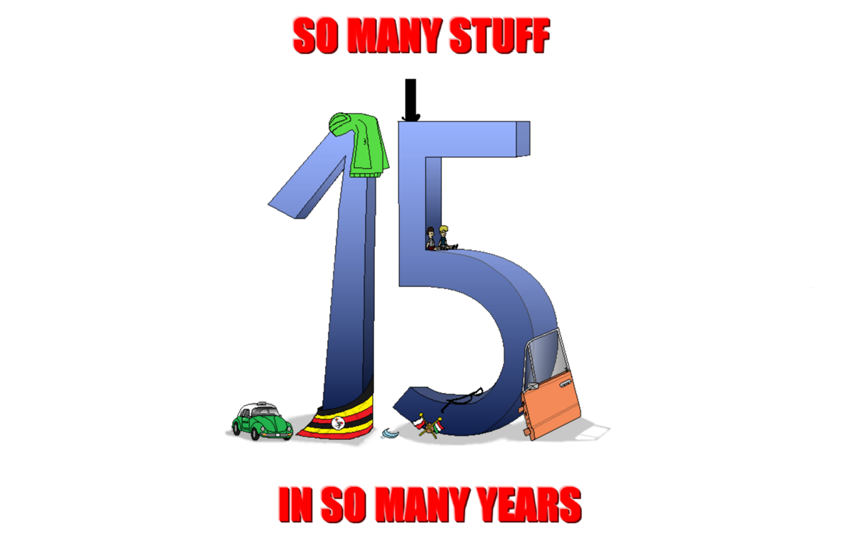 So many stuff in so many years - My 15th anniversary by alitta2