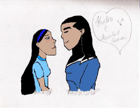 Aqualad and Kendra by alleycat6189