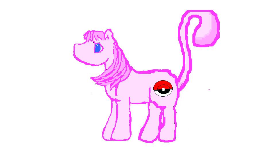 mew my little pony by allgrl1014