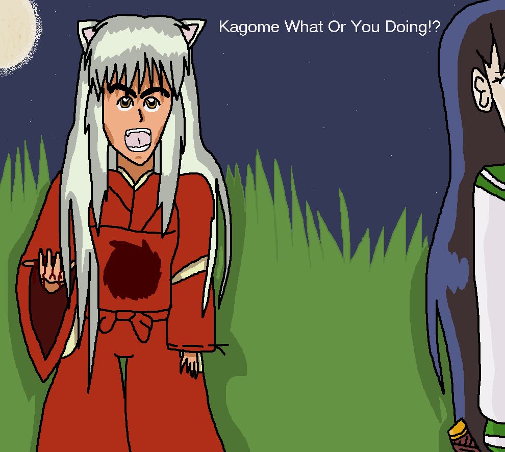 Kagome What Or You  Doing!? by allmccro