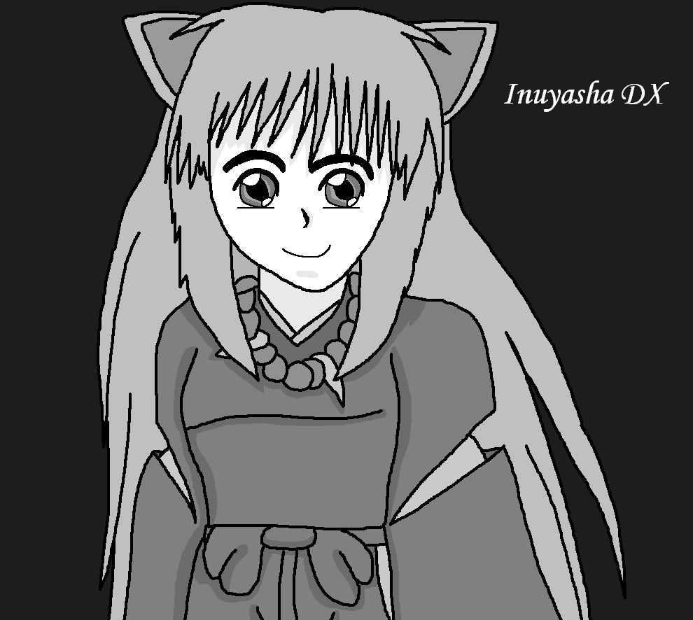 inuyasha B,W by allmccro