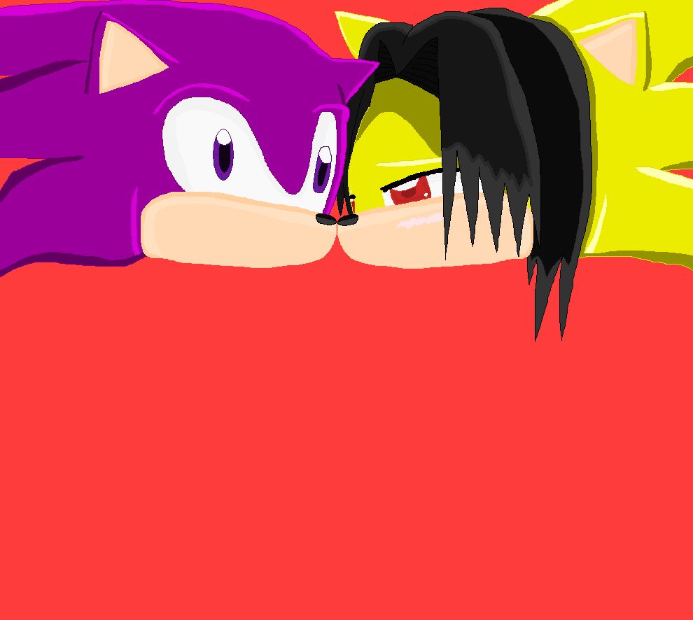 Sonic Kissing ShadowMimi by allmccro