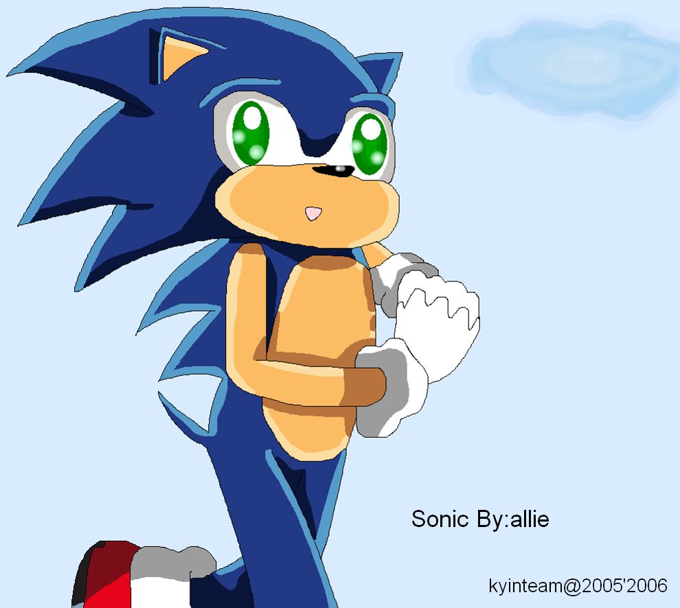 Cute Sonic by allmccro