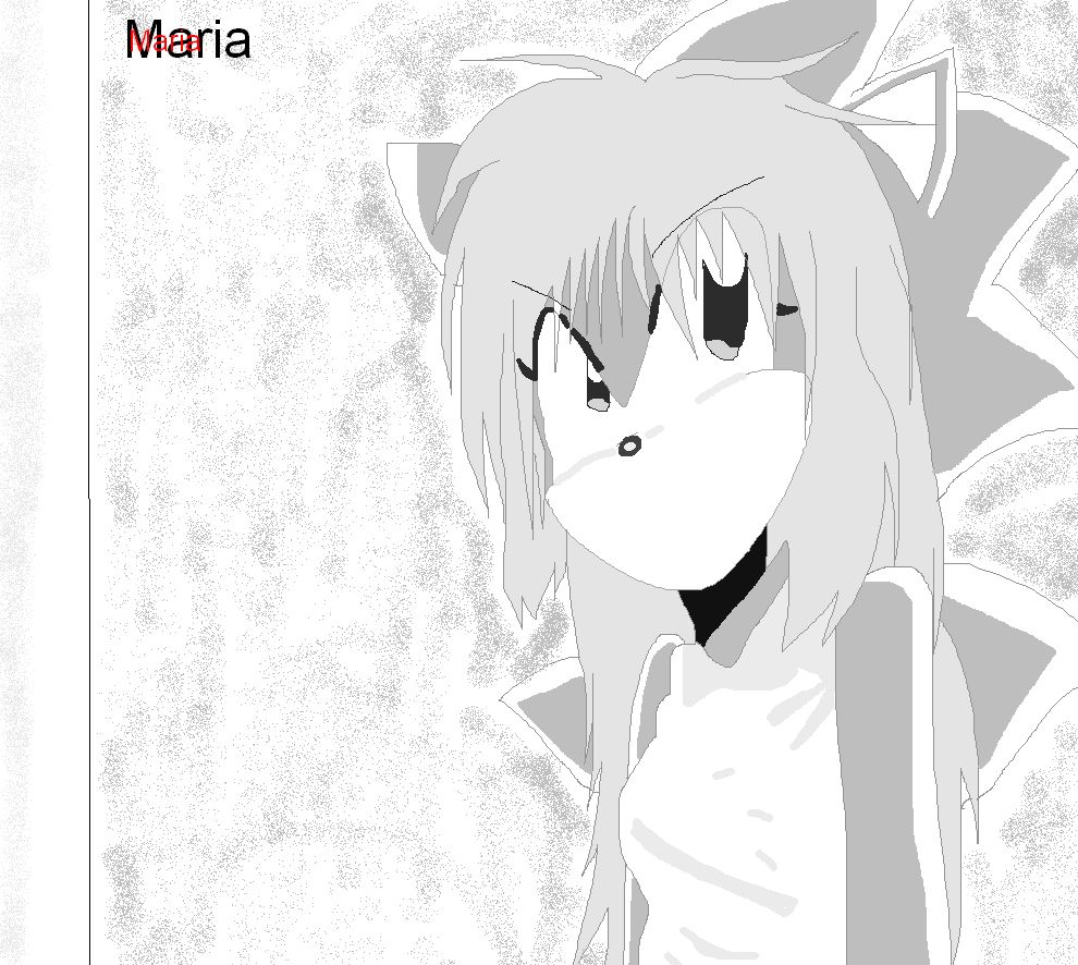 Manga Sonic The Hedgehog Maria by allmccro