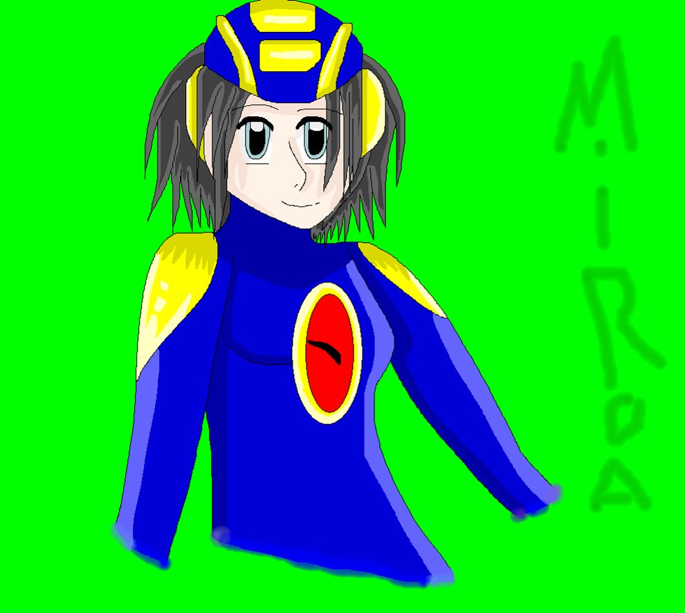 Miroa As Megaman by allmccro