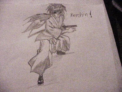 kenshin sketch by alucardsmistress
