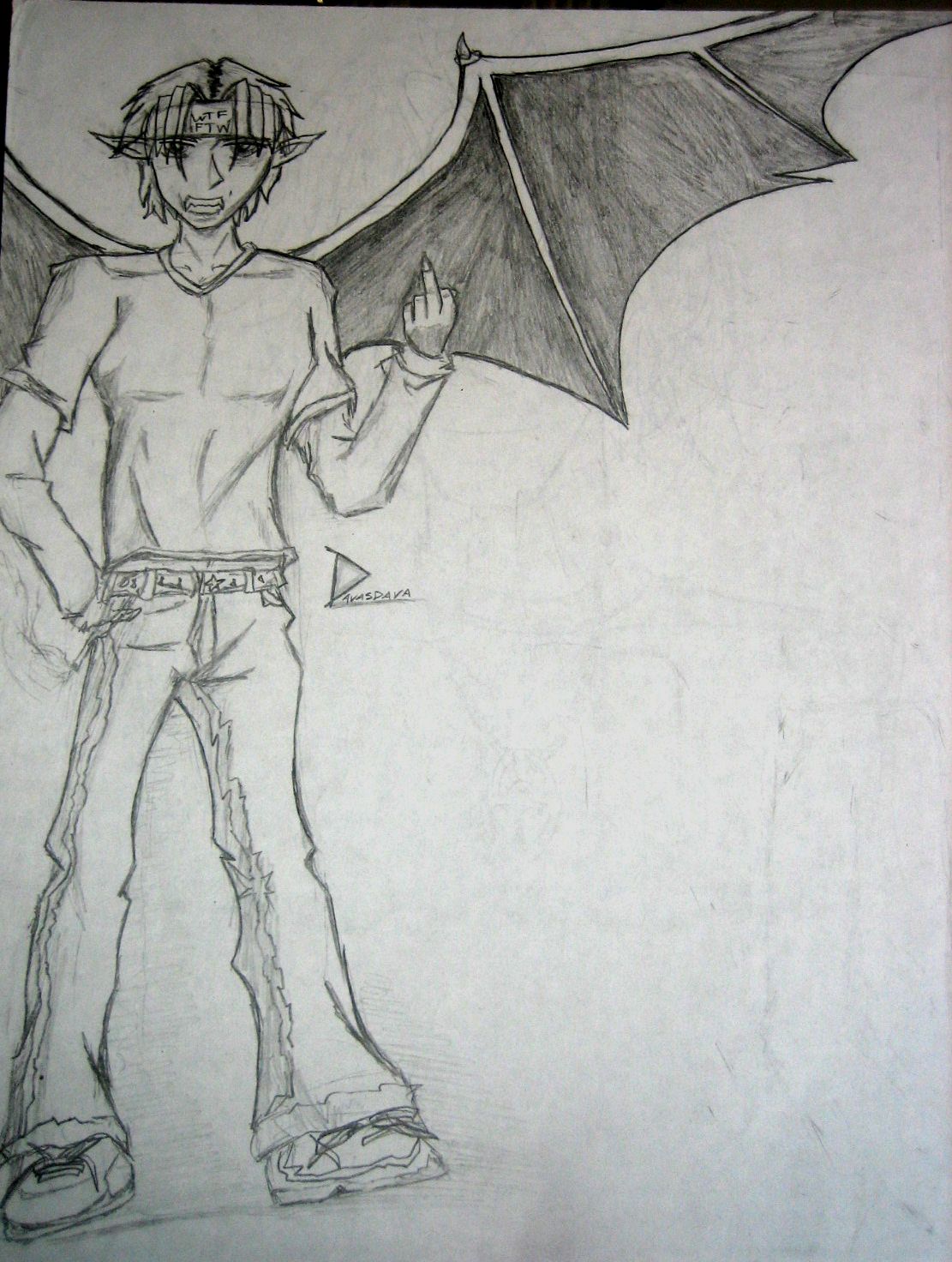 My demonic fairy guy ^_^ by alucardsmistress
