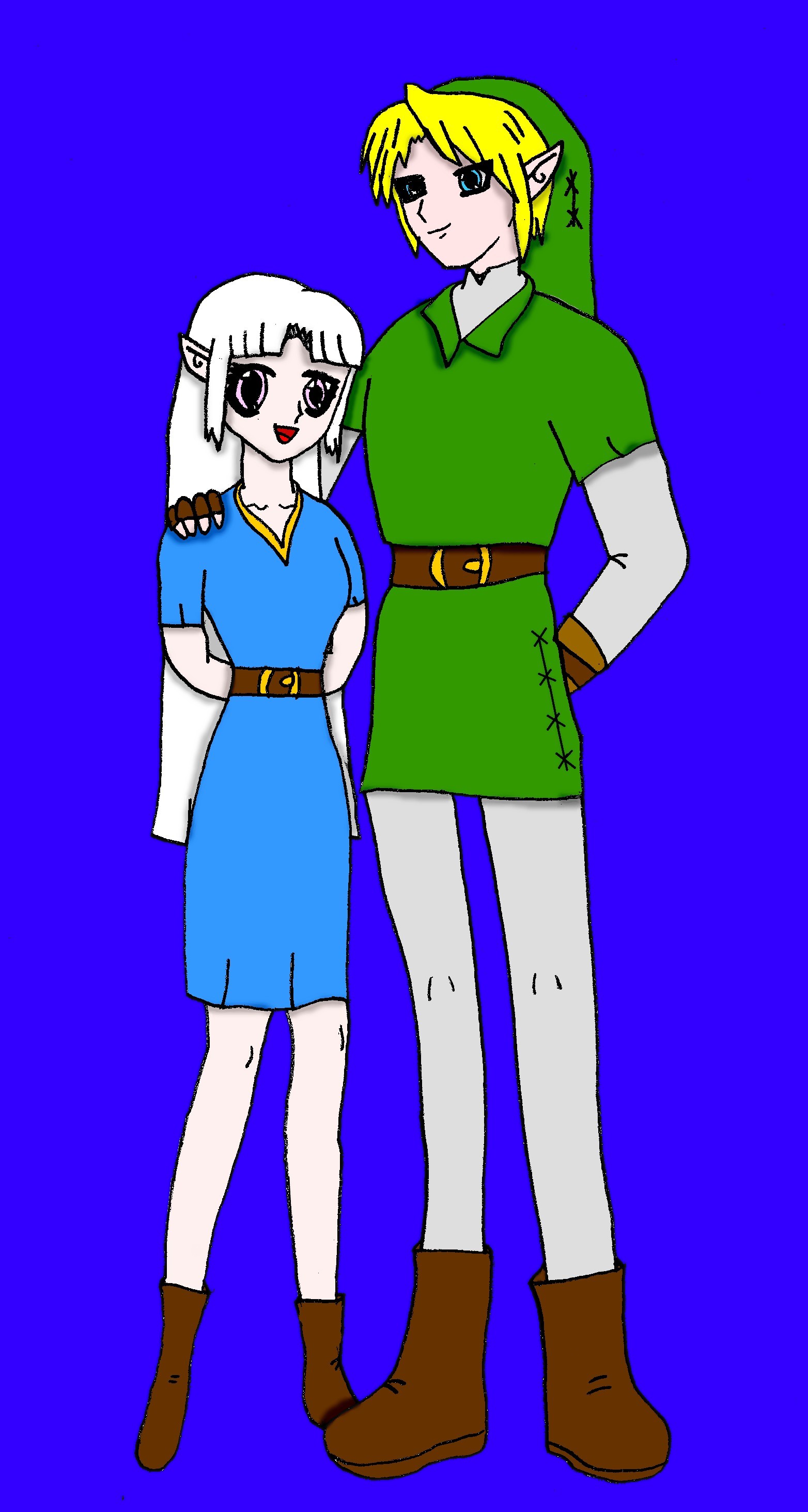 TP Kuzai and Link by amelia