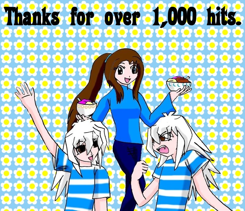 Over 1,000 hits on Deviant Art. =D by amelia