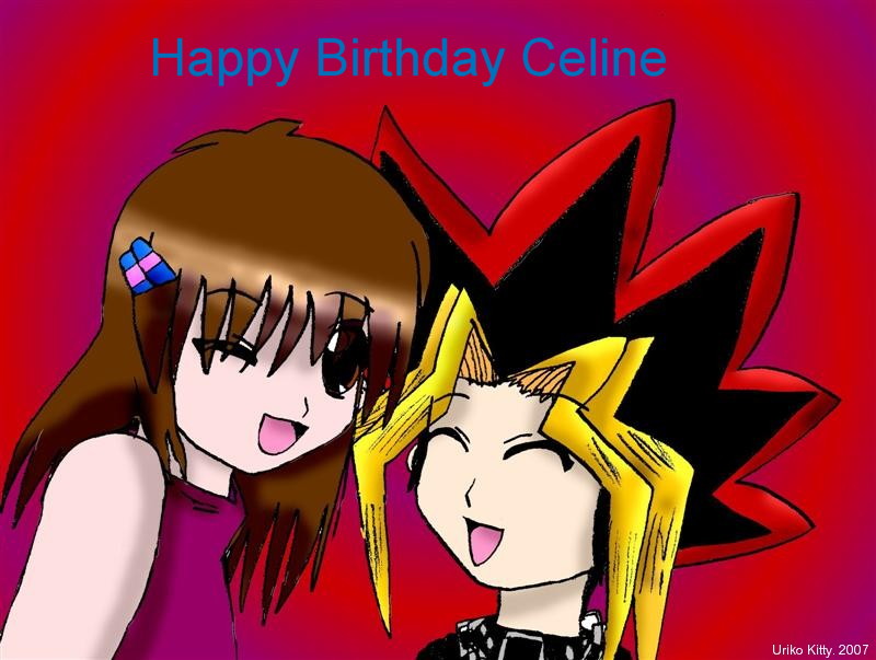 Happy Birthday Celine. =D by amelia