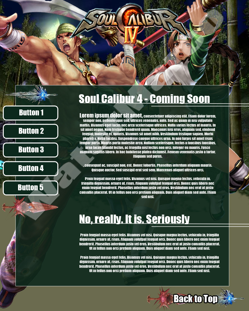 SC4 Yun and Mina web layout by amerowolf