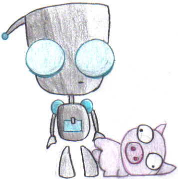 gir with piggy by aminedude