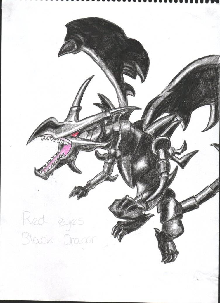 Red Eyes Black Dragon by amycool