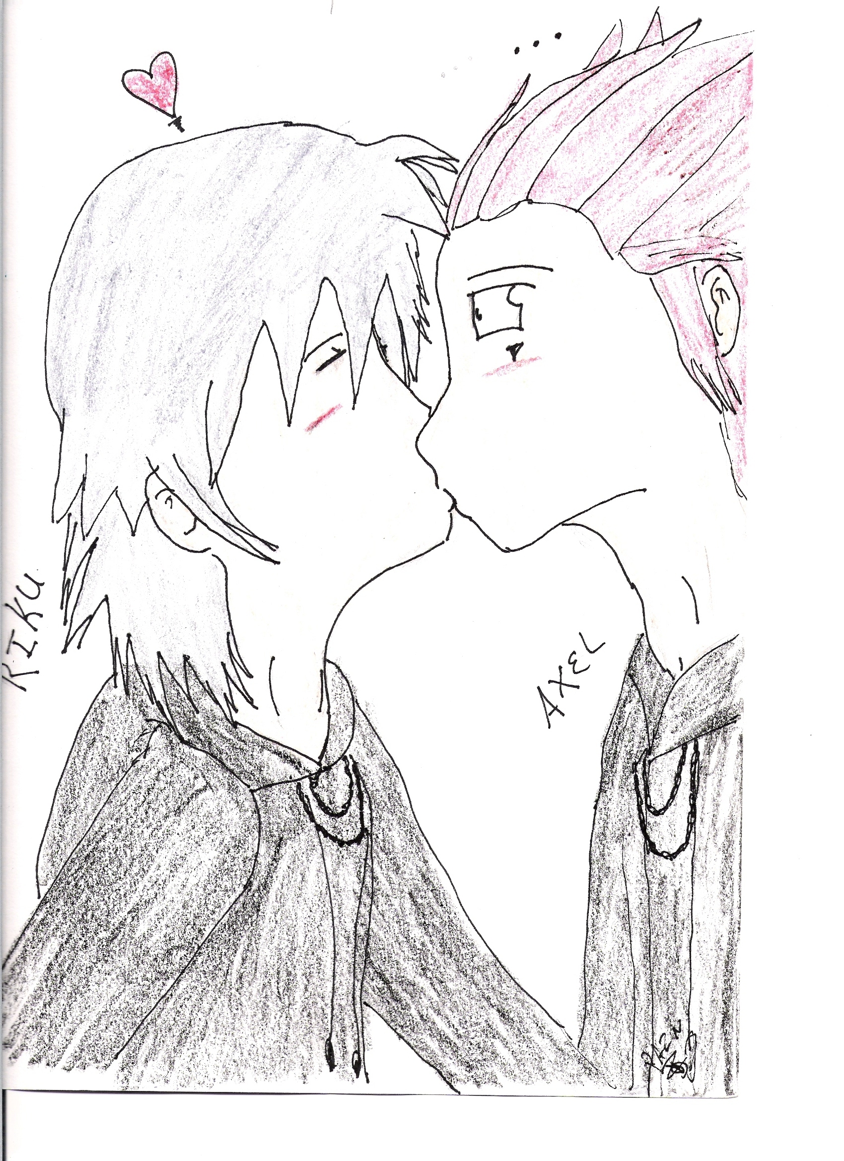 Riku and Axel love... by amzy