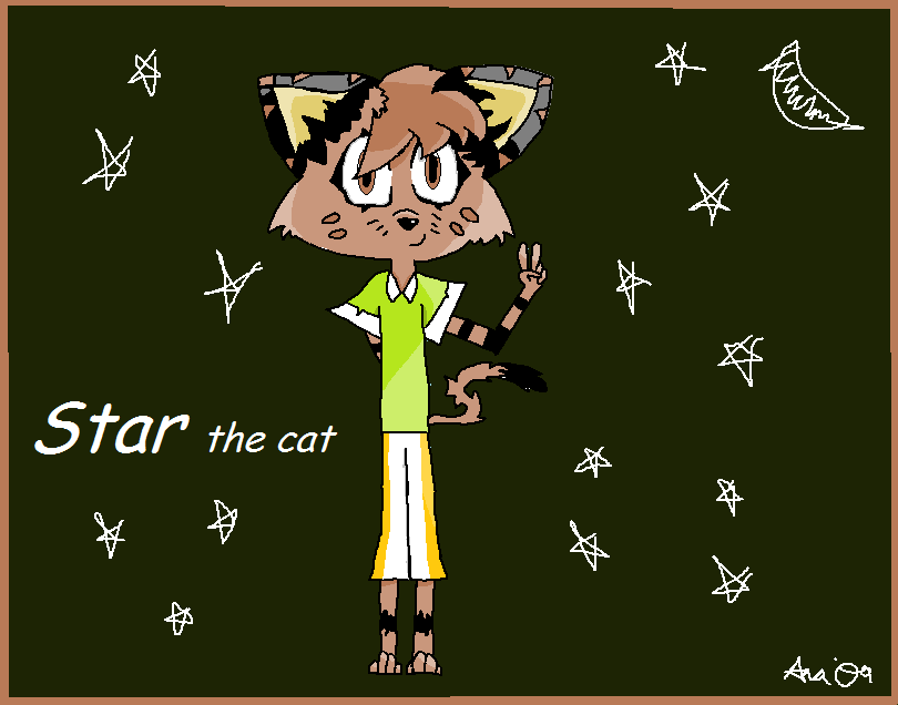 Star the cat by anabanana