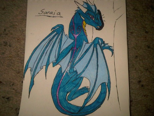 saraia the minor dragon by anaithehedgehog1