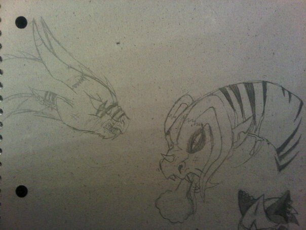 dragons sketch by anaithehedgehog1