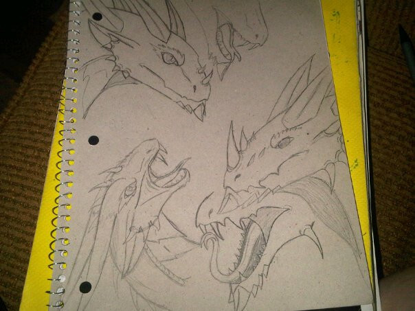more jaw practice (dragons) by anaithehedgehog1