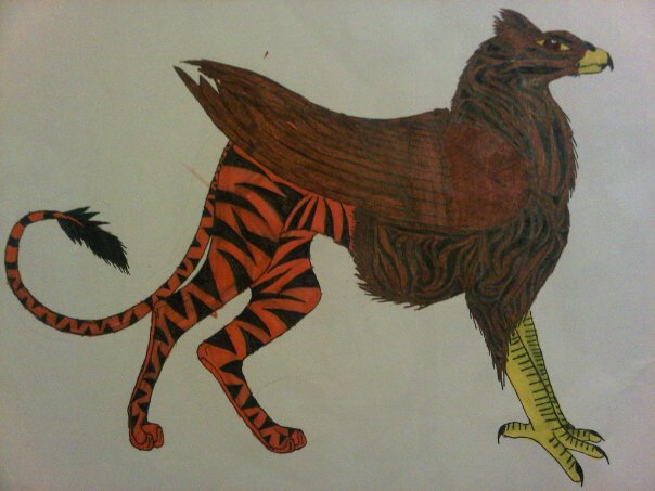 tiger gryphon by anaithehedgehog1