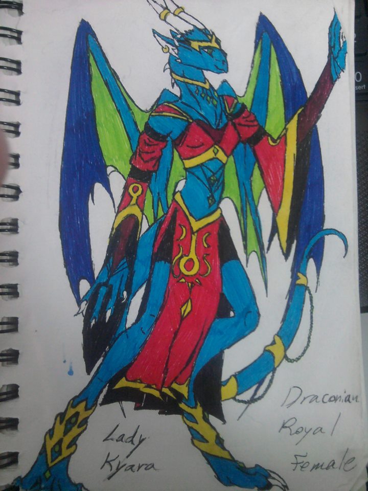 draconian royal (female) by anaithehedgehog1