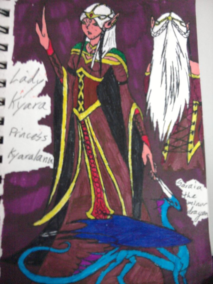 elven princess, lady kyara by anaithehedgehog1