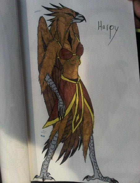 harpy by anaithehedgehog1