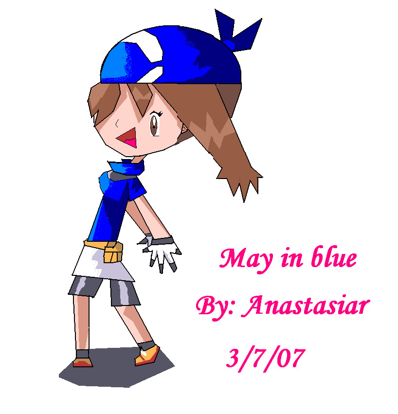 May in blue by anastasiar