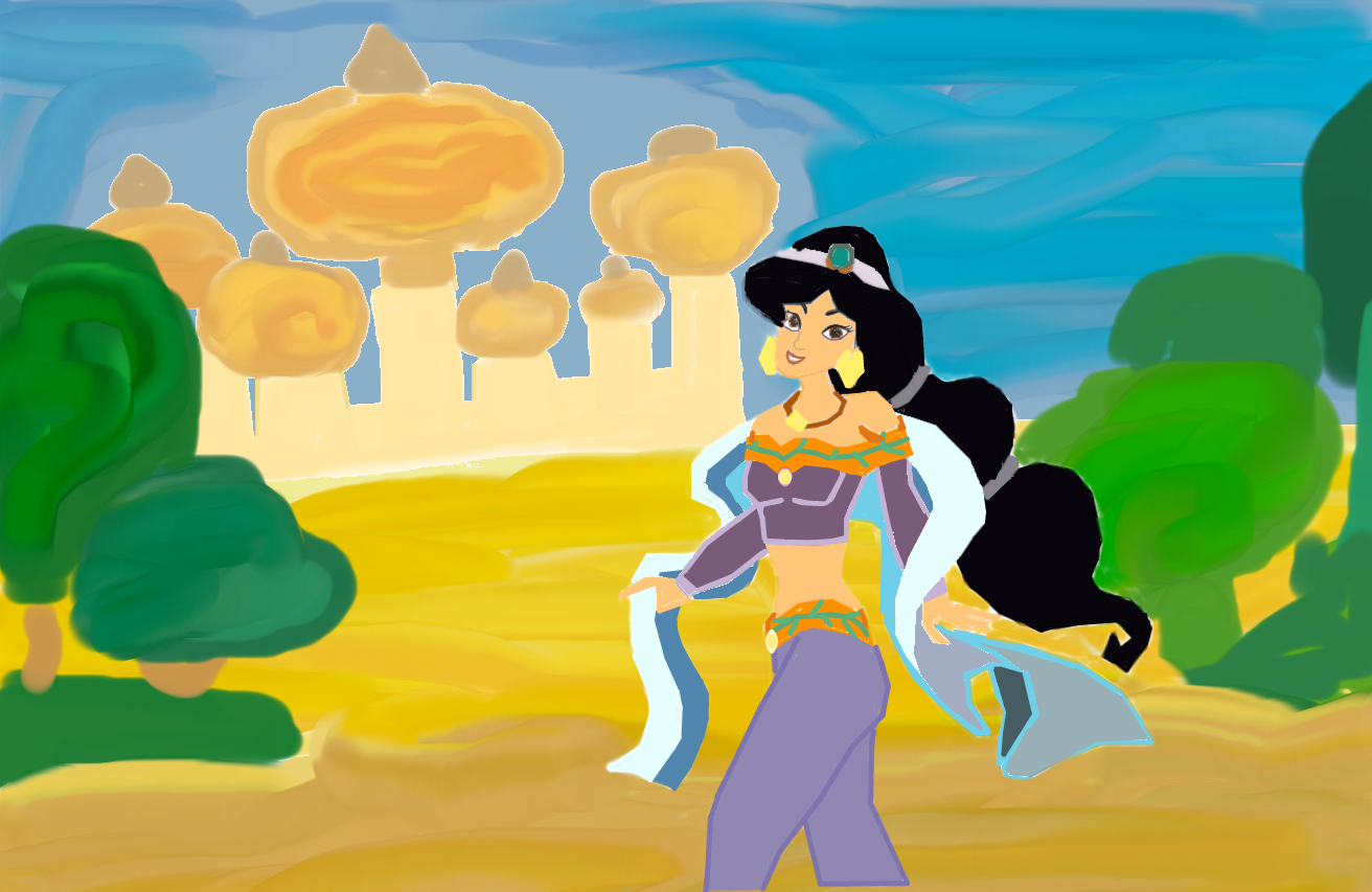 Princess Jasmine by andybaker