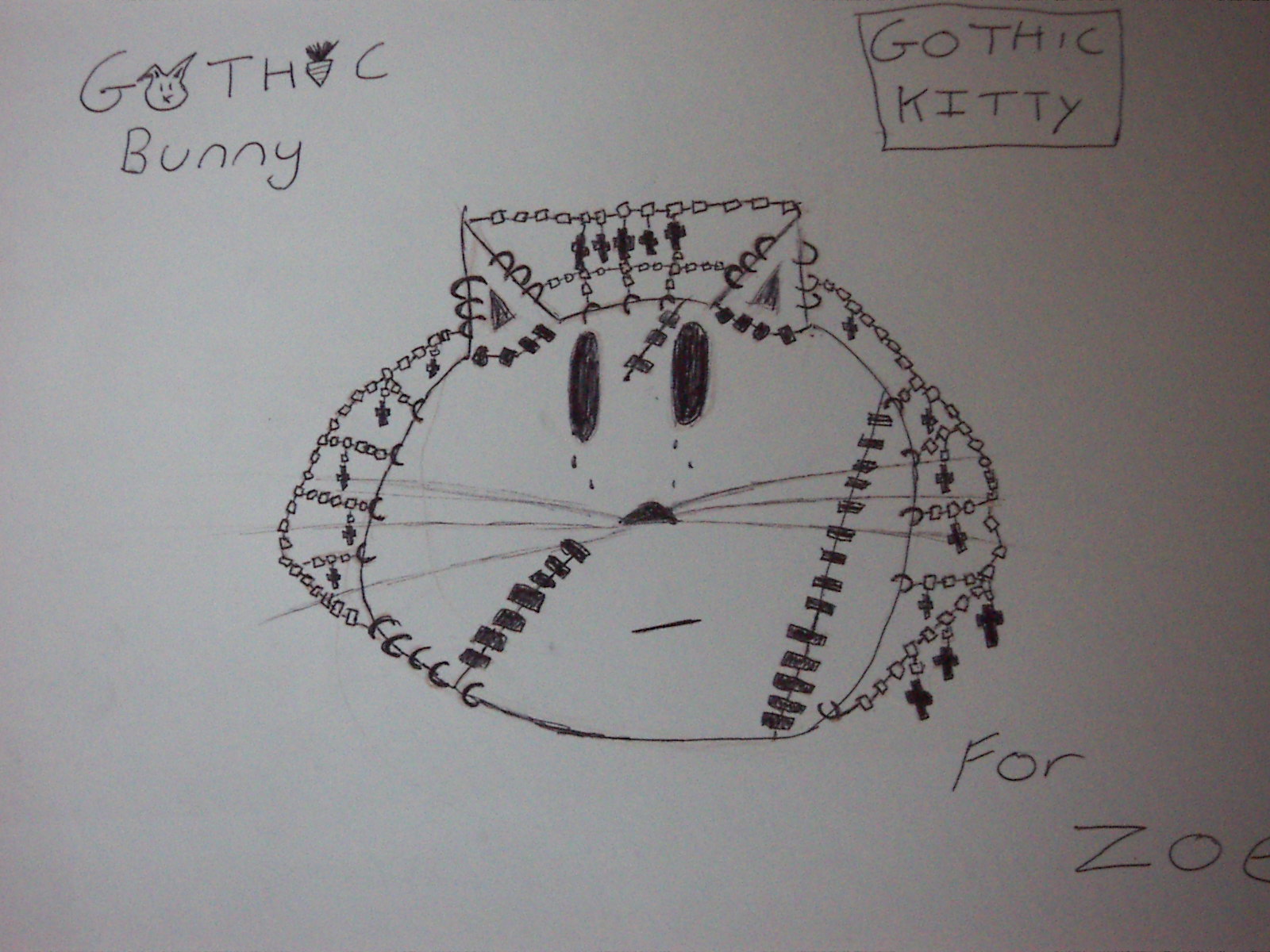 gothic kitty** for zoe by angel_of_death_866