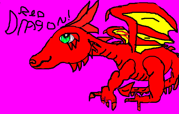 the red dragon by angilechidna440