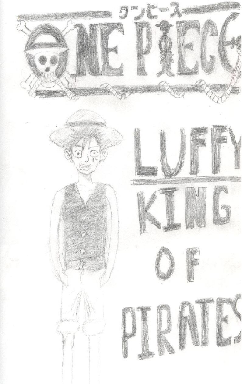 Luffy king of pirates by angry-diglet