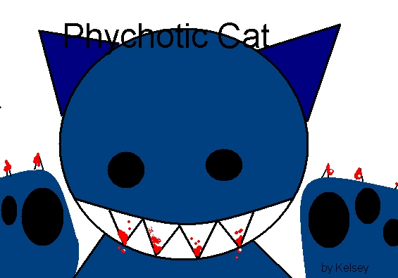 Phycotic cat by anime-junkie