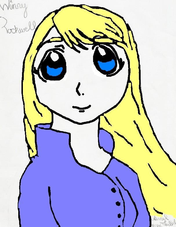 First Winry - colored by anime_angel_from_hell