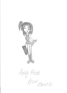 amy-rose as human by anime_chick