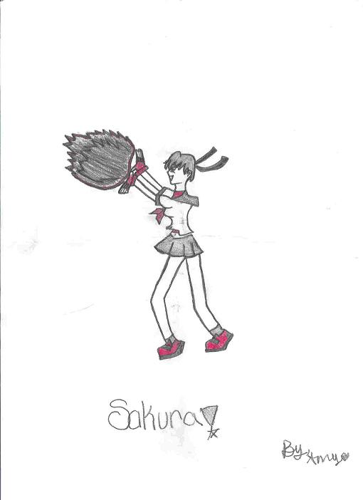 sakura using energyball by anime_chick