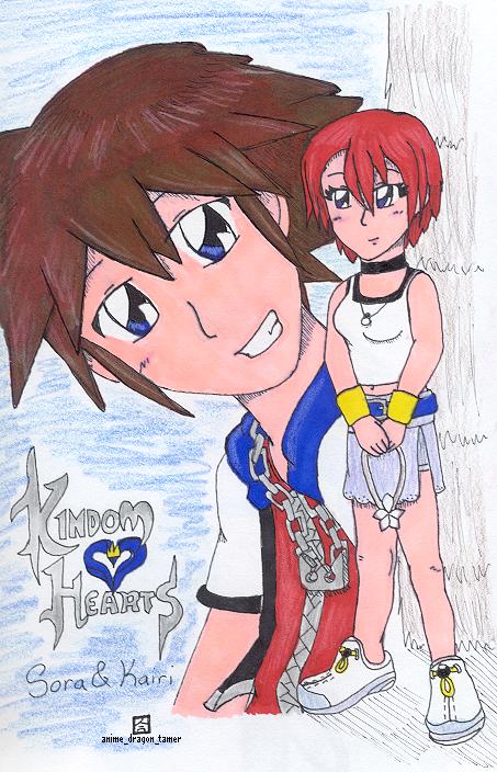 Sora & Kairi by anime_dragon_tamer